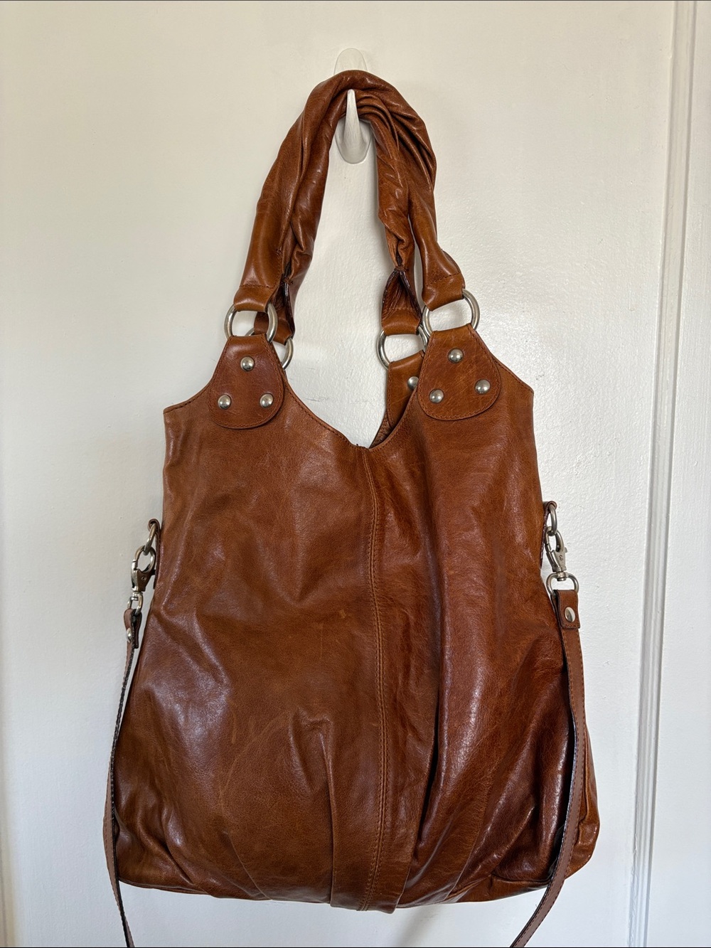 Leather Hobo Bag